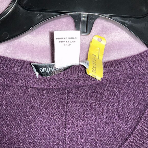 Royal purple Autumn Cashmere oversize sweater - Picture 5 of 5